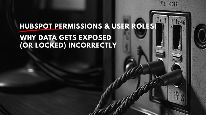 HubSpot permissions and user roles - why CRM data gets exposed or locked | Loncom Consulting