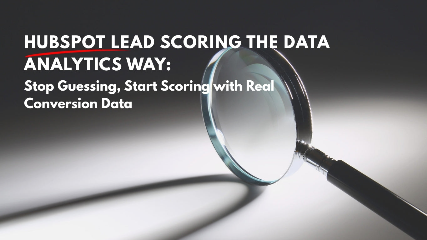 HubSpot Lead Scoring | Data Analytics Way Featured Image